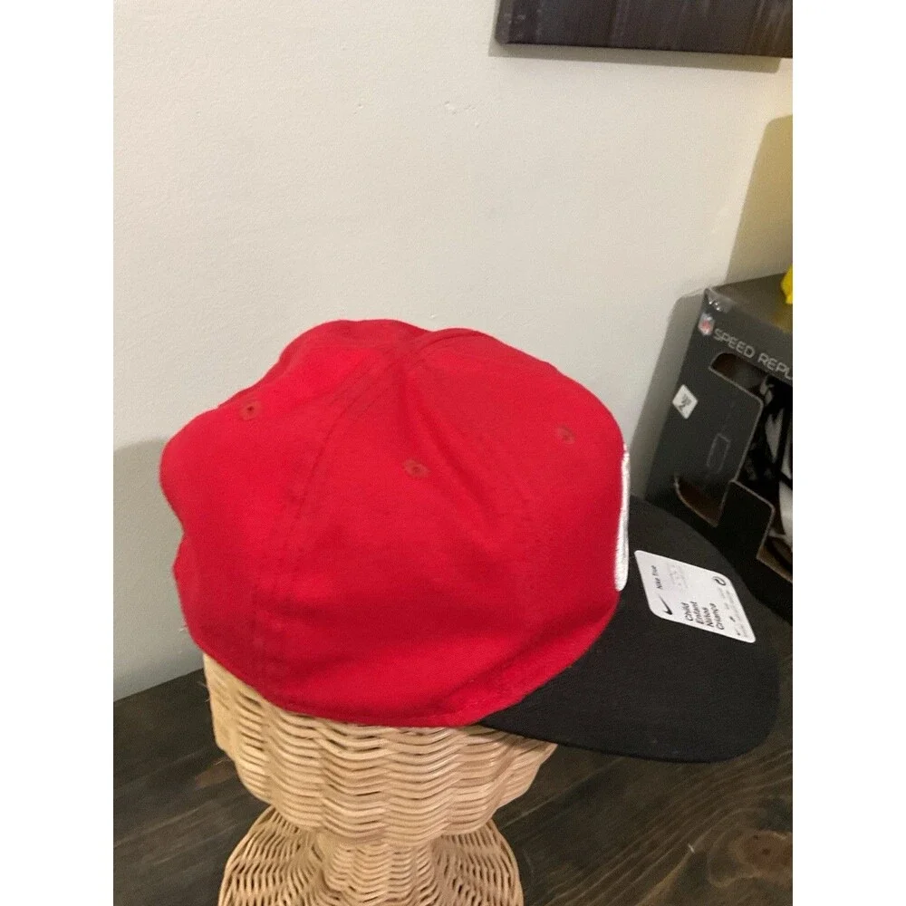 NEW Nike True Hat Cap Youth Kids 1-3 Snapback One Size Air Unisex Red Black